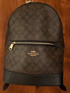coach billie backpack brown COACH Signature Canvas Warner Backpack CW211 QBNRX TAN the Billie Backpack has plenty of pockets for planning and plotting. Coach | Bags | Coach